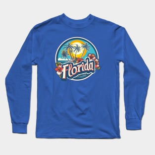 Florida Beach Long Sleeve T-Shirt